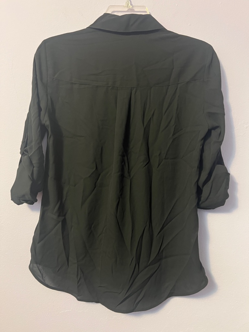 EXPRESS Classic Black Portofino  Button-Down Shirt - Picture 2 of 3